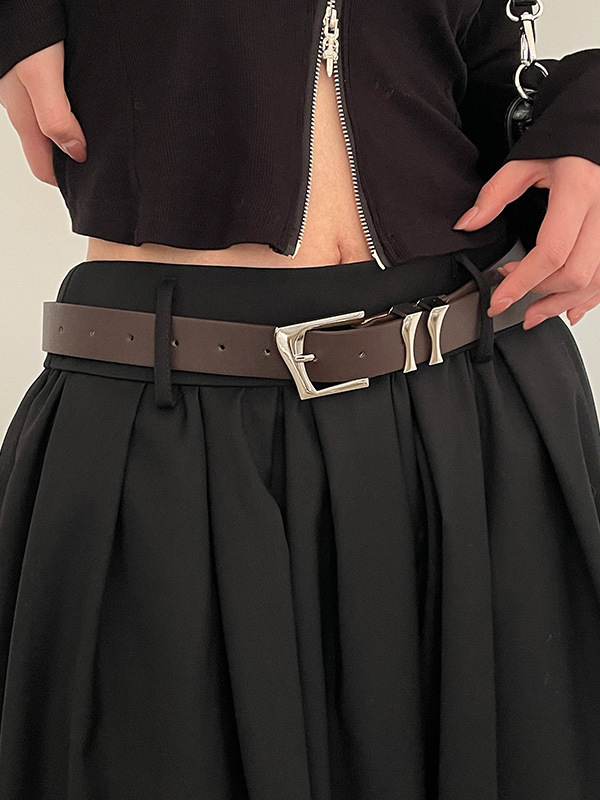2024 Summer Black Casual Pants with Belt - Korean Style Versatile Student Fashion