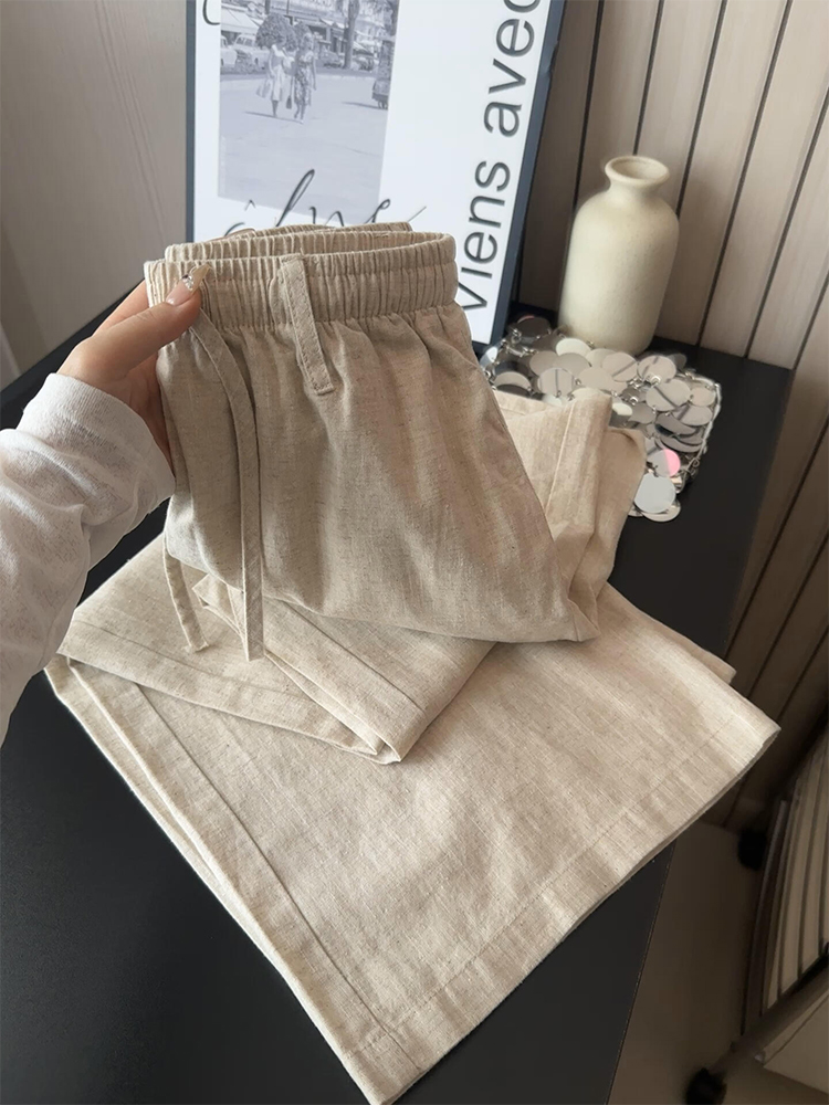2025 Summer Wide-Leg Pants for Women - Super Stylish Loose Casual Drape Trousers, Trendy Straight-Leg Design