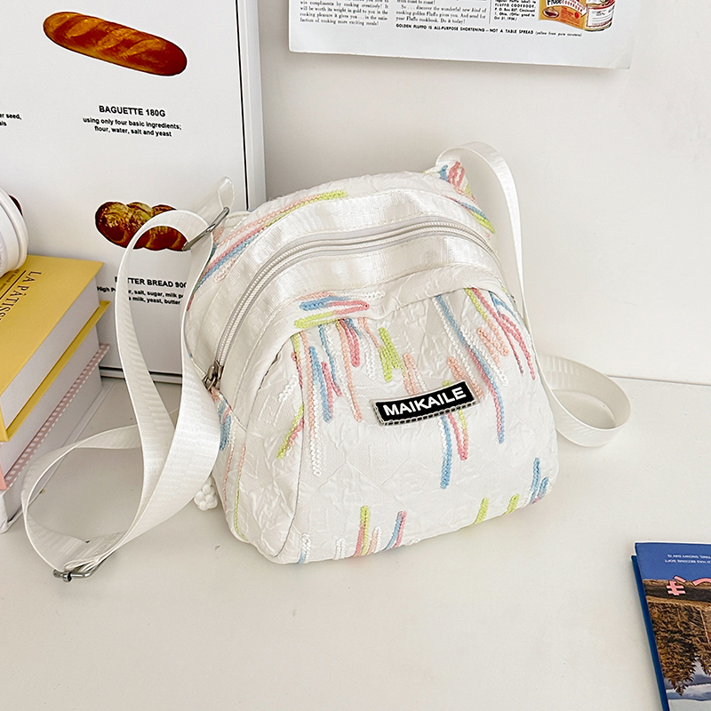 2025 Trendy Nylon Shell Crossbody Bag - Small Unisex Shoulder Travel Canvas Phone Bag