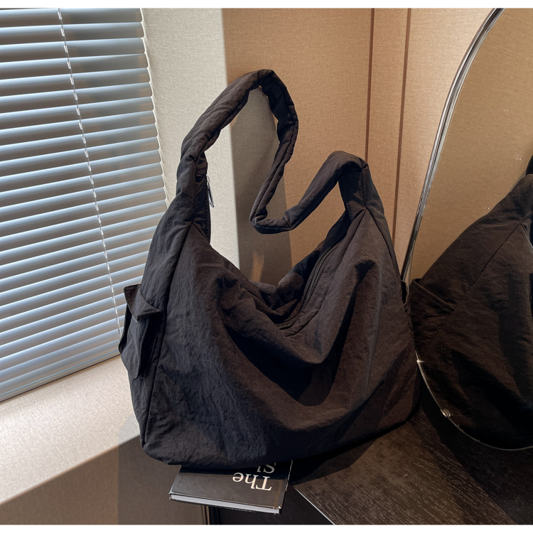 2025 Women's Casual Cotton Crossbody Bag - Large Capacity Shoulder Tote for Spring & Summer, Versatile Relaxed Style