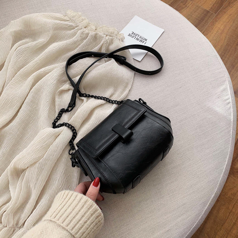 2025 Women's Korean Style Chain Shoulder Bag - Versatile Small Square Crossbody Purse, High-End Fashion Accessory