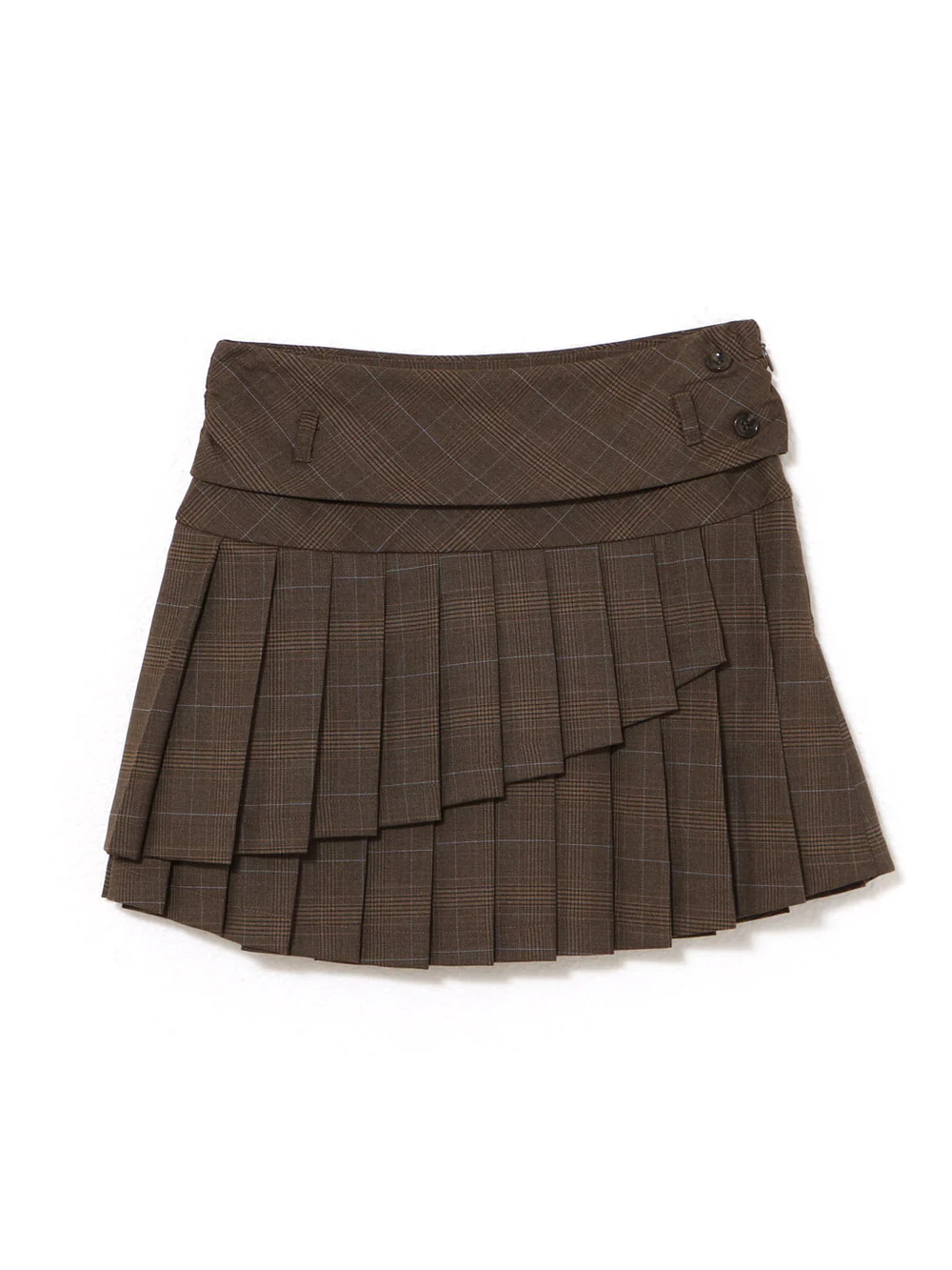 Autumn Winter 2024 Women's Sweet Versatile Plaid Pleated Layered A-Line Short Skirt - Japanese Style Fashion