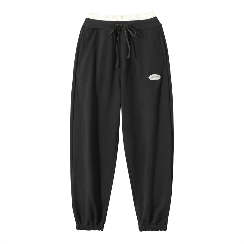Black Casual Long Pants for Women - High Street Hip-Hop Jogger Pants for Street Dance & Jazz Dance - Trendy Sports Bottoms