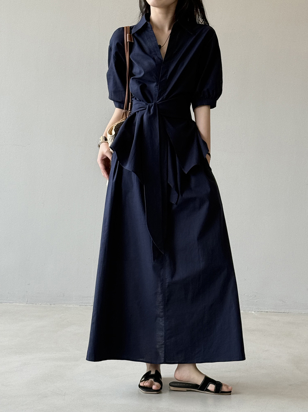 French Vintage-Style Linen Waist-Cinching Short-Sleeve Shirt and Skirt Two-Piece Set for Women - Summer 2025 Fashion