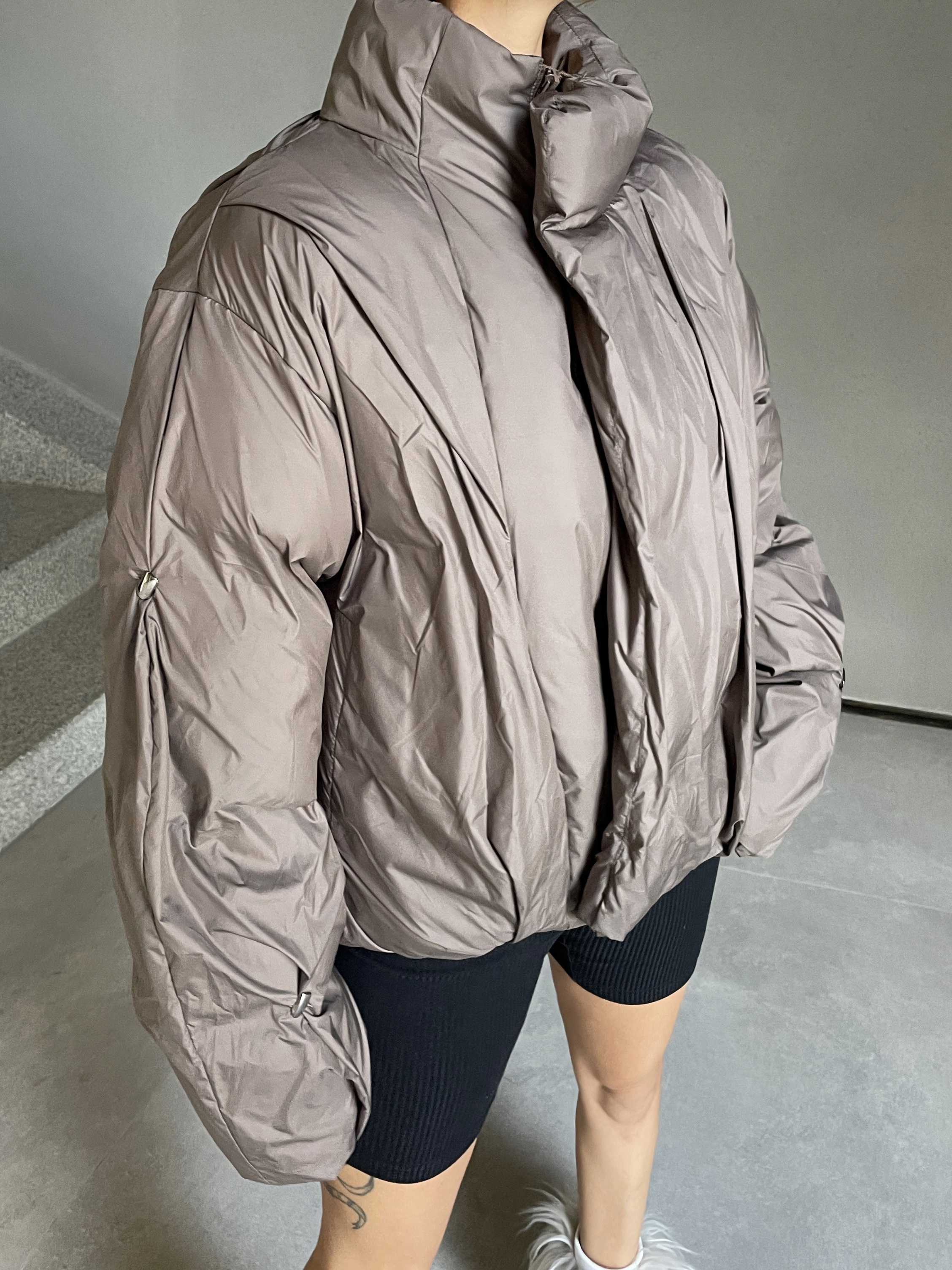 High Street Fashionable Short Cotton Puffer Jacket for Women - Trendy Loose Fit Warm Coat for Autumn and Winter