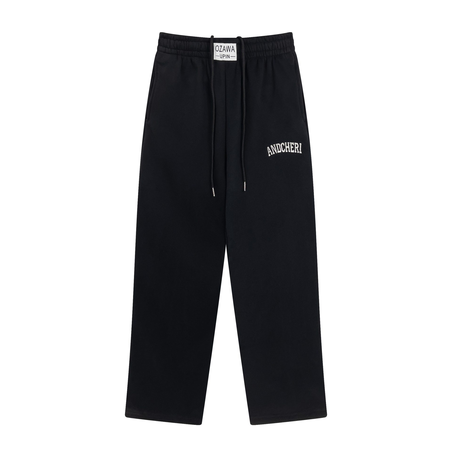 High Waist Black Sports Pants for Women - Versatile Solid Color Straight Leg Casual Trousers for Autumn Winter Dance and Everyday Wear