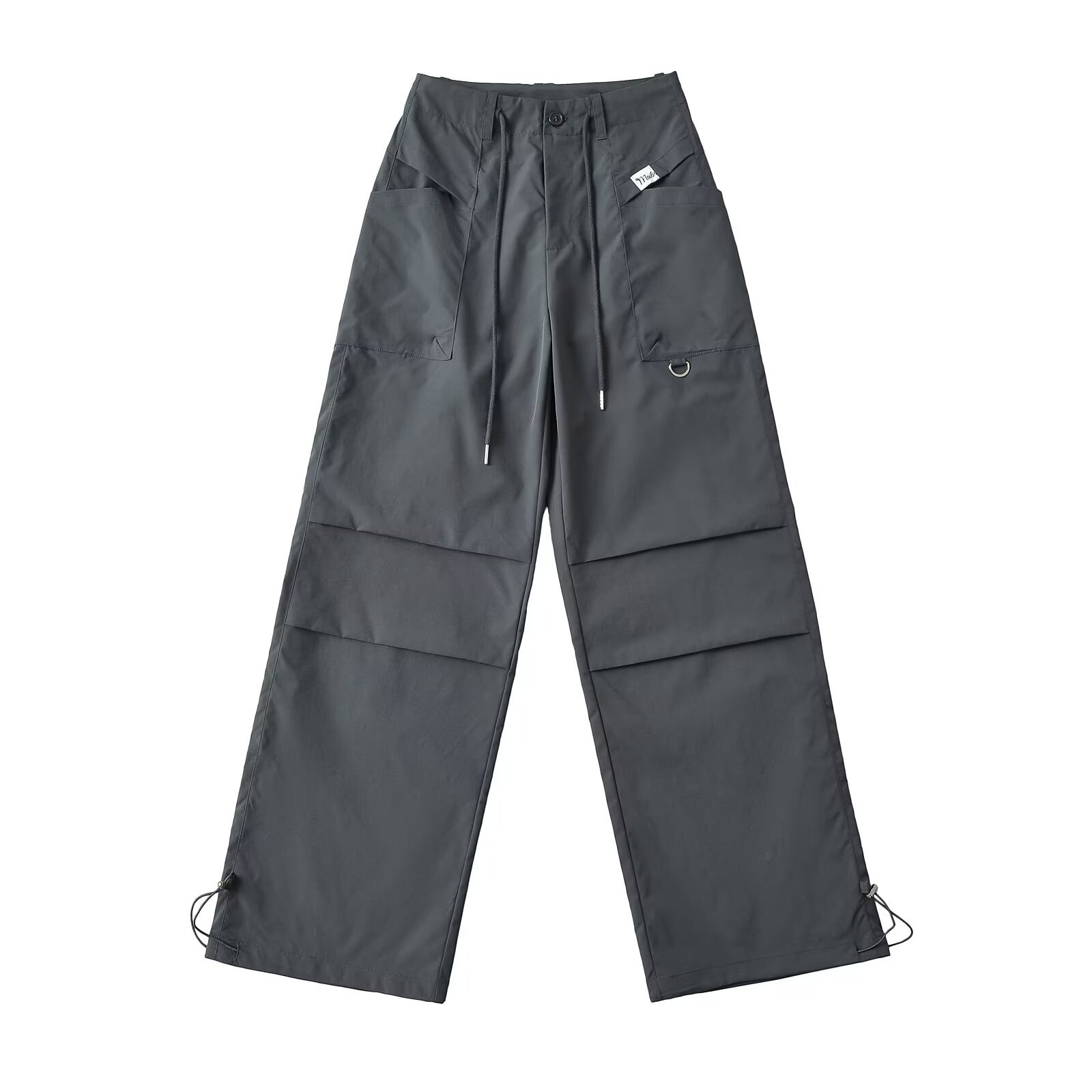 High-Waisted Straight Loose Wide-Leg Women's Work Pants - Casual Sports Style for Autumn 2024