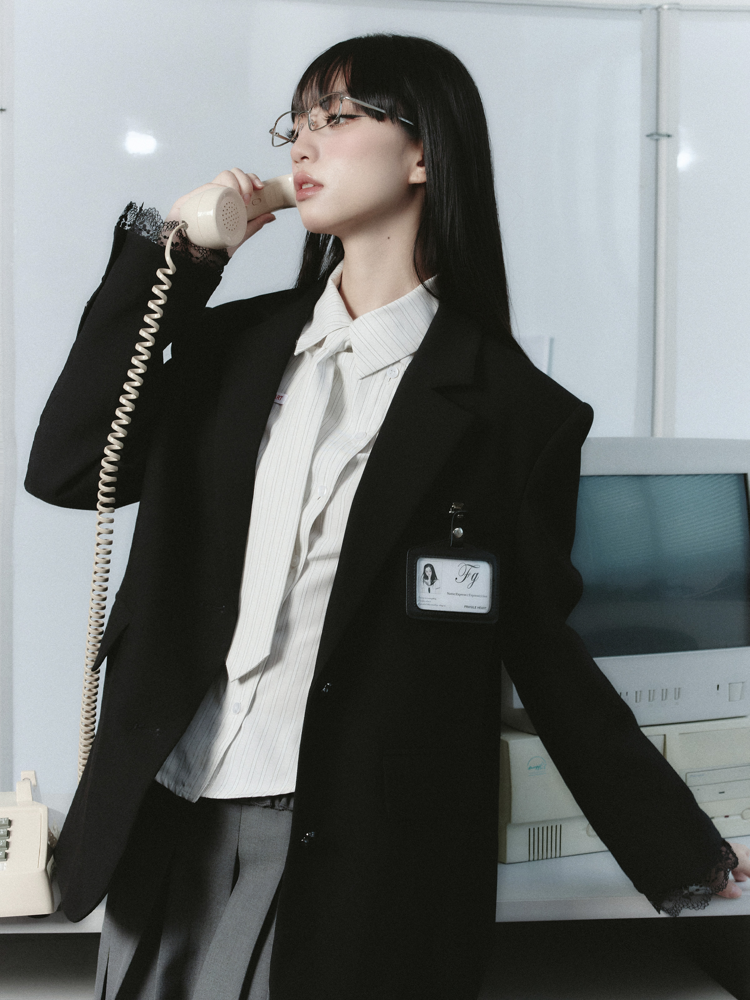 Korean Style High-Quality Textured Heavy Work Suit Coat for Spring Summer - Cool College Wind Fashion Outerwear