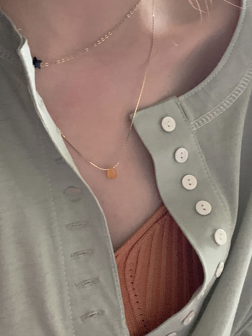 Korean Style Mini Water Droplet Pendant Necklace - Elegant Charm for Y2K and 90s Fashion Lovers