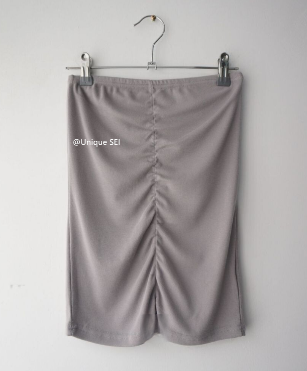 Korean Style Strapless Pleated Top - Unique Summer Solid Color Mid-Line Design for Spicy Girl Street Fashion