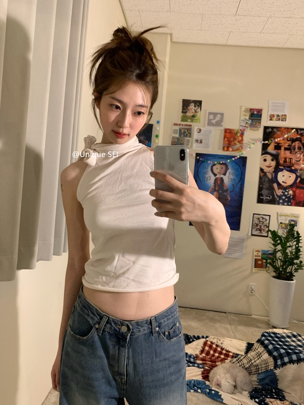 Korean-Style Summer Stand Collar Tie Sleeveless Top Vest - Slim Fit, Versatile Design for Effortless Style