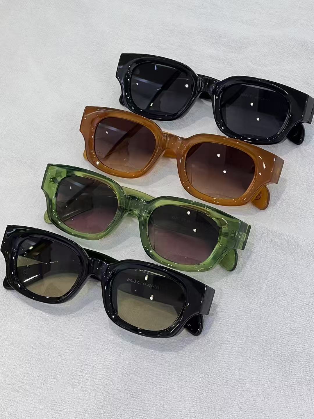 Korean Style Unisex Fashion Sunglasses - Trendy Ins Plate Design for Everyday Wear