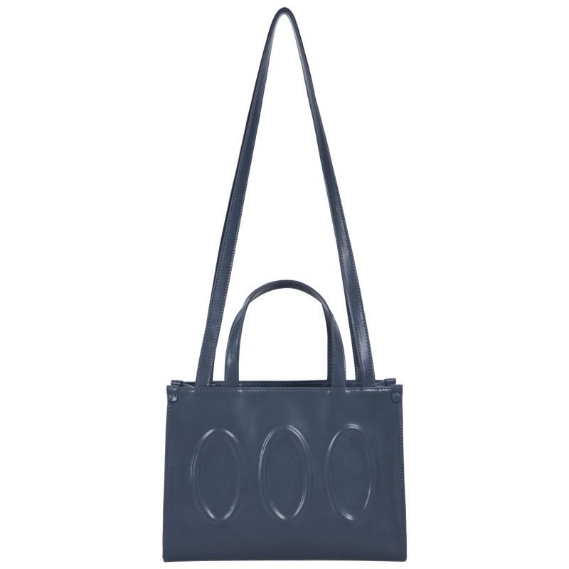Medium Leather Shopping Tote Bag - Versatile Crossbody Shoulder Bag in 2 Colors - Chic Everyday Essential