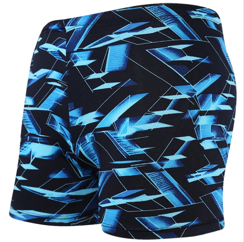 Men's Loose-Fitting Square-Leg Swim Trunks for Hot Springs, Stylish Swimwear Set, Comfortable Summer Swim Gear