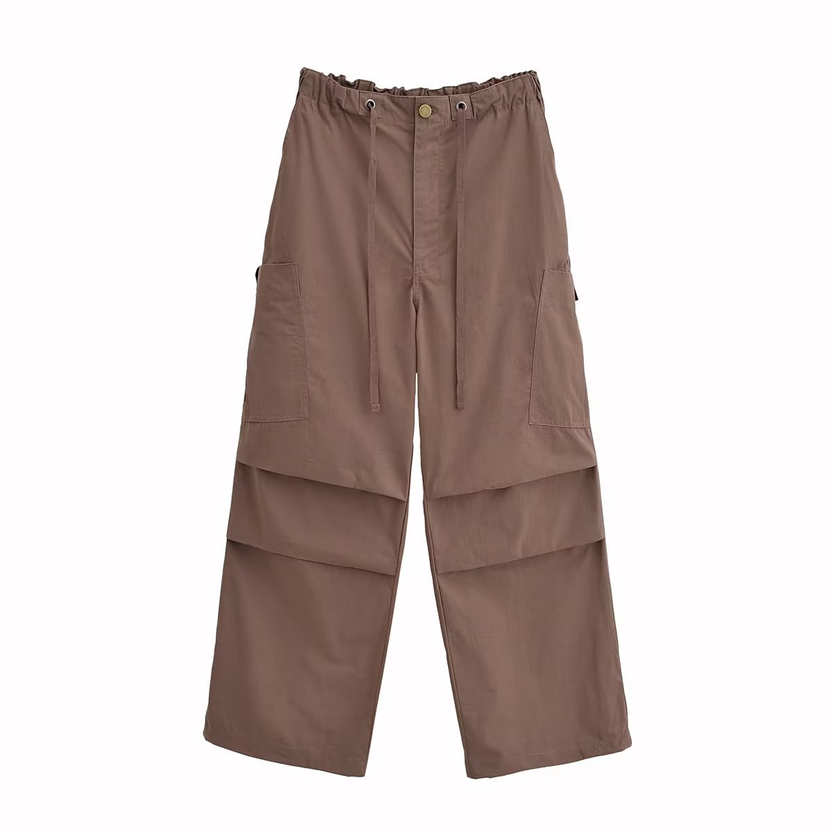 Merlot Straight-Leg Wide-Leg Work Pants for Women - Casual Jazz Dance Trousers for Autumn and Winter Fashion