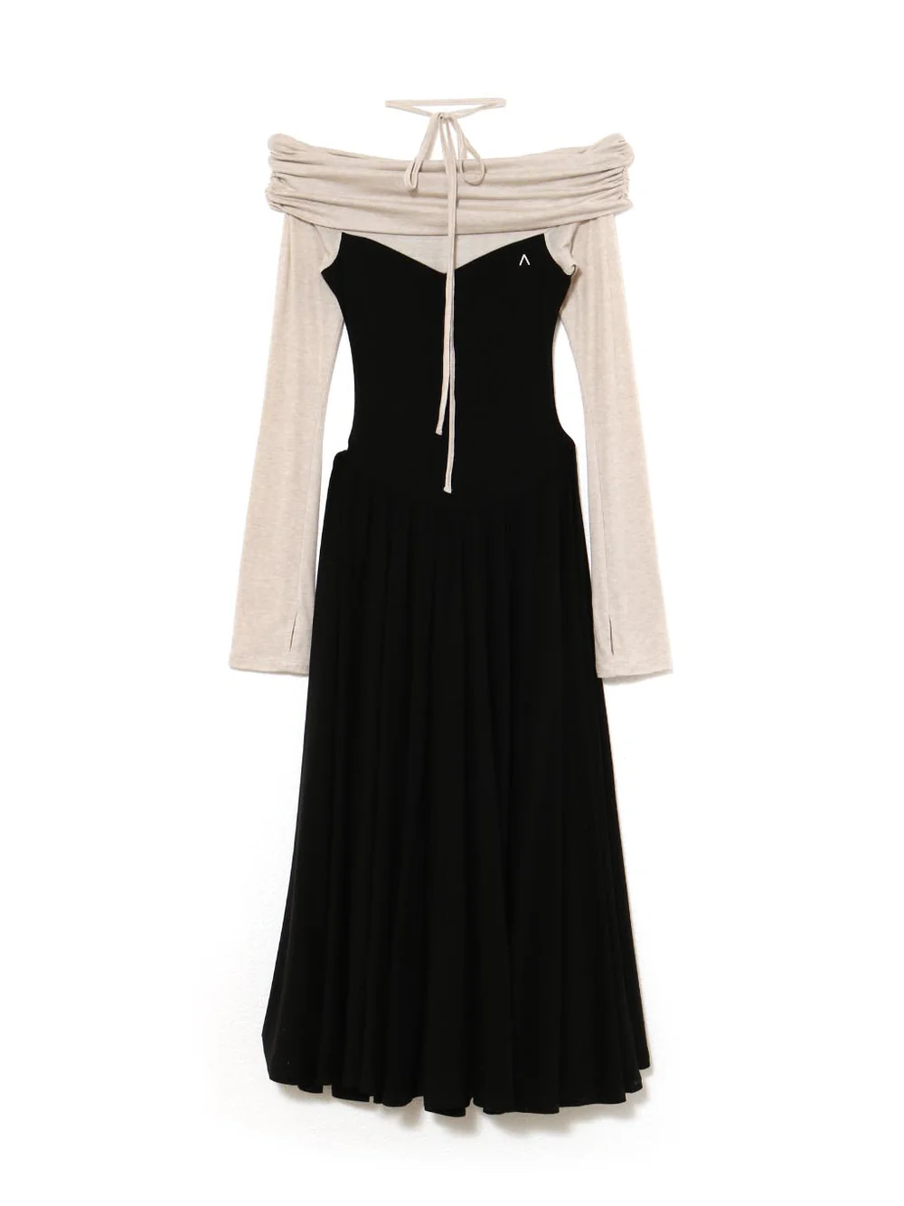 One-Shoulder Spliced Draped Slimming Waist Dress - 25th Anniversary Spring/Summer Collection Long Skirt, Elegant Fashion for Special Occasions