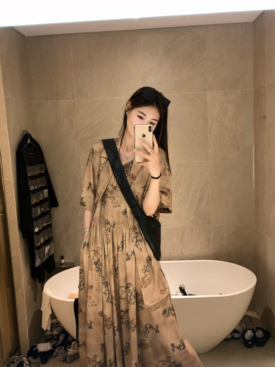 Retro Chinese Style Shirt and Vest Dress Set - Uma Inspired Outfit with Vintage Flair, Perfect for 90s and Y2K Fashion Lovers