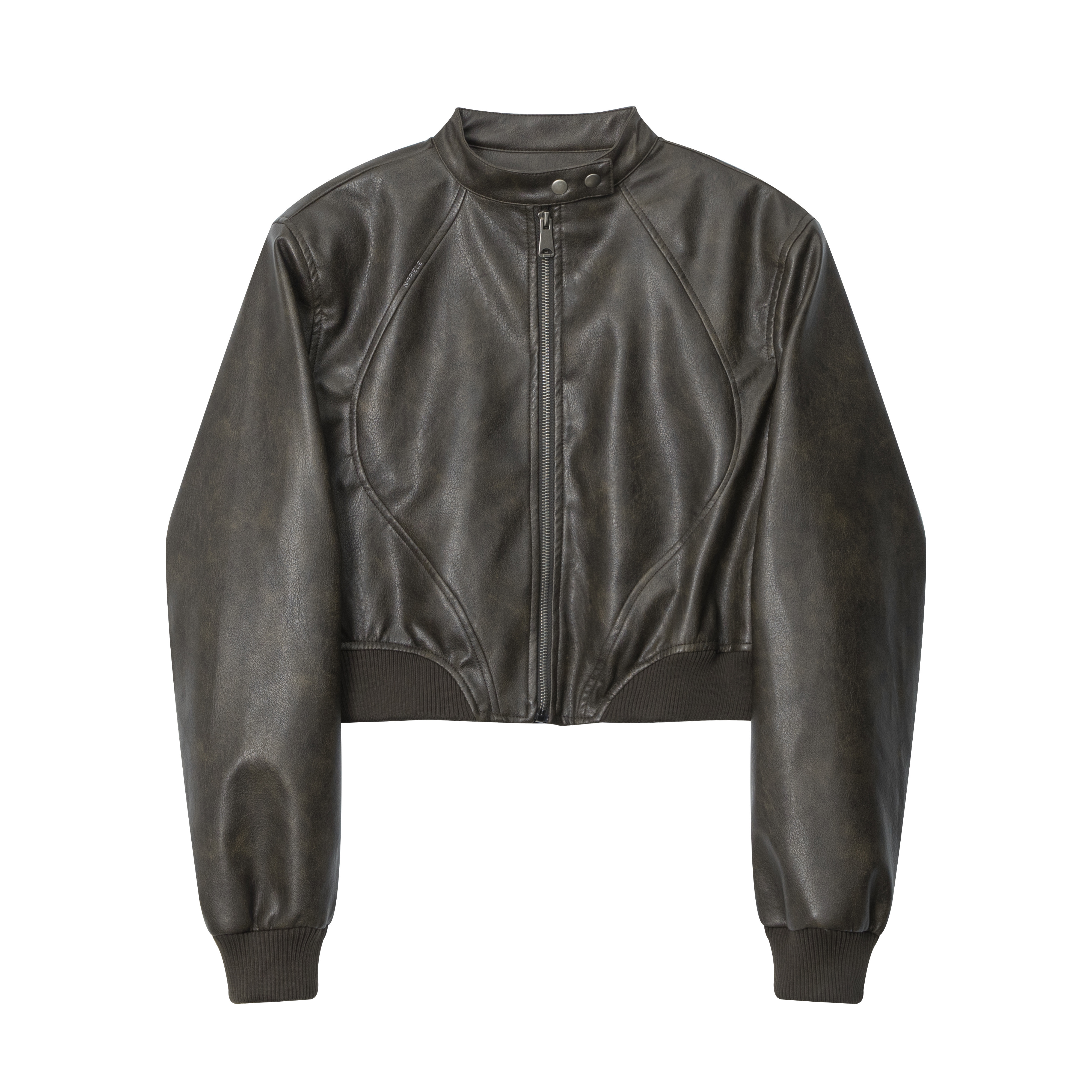 Retro Short Motorcycle Leather Jacket for Women - Loose Fit, Trendy Autumn Winter Style, Spicy American Fashion