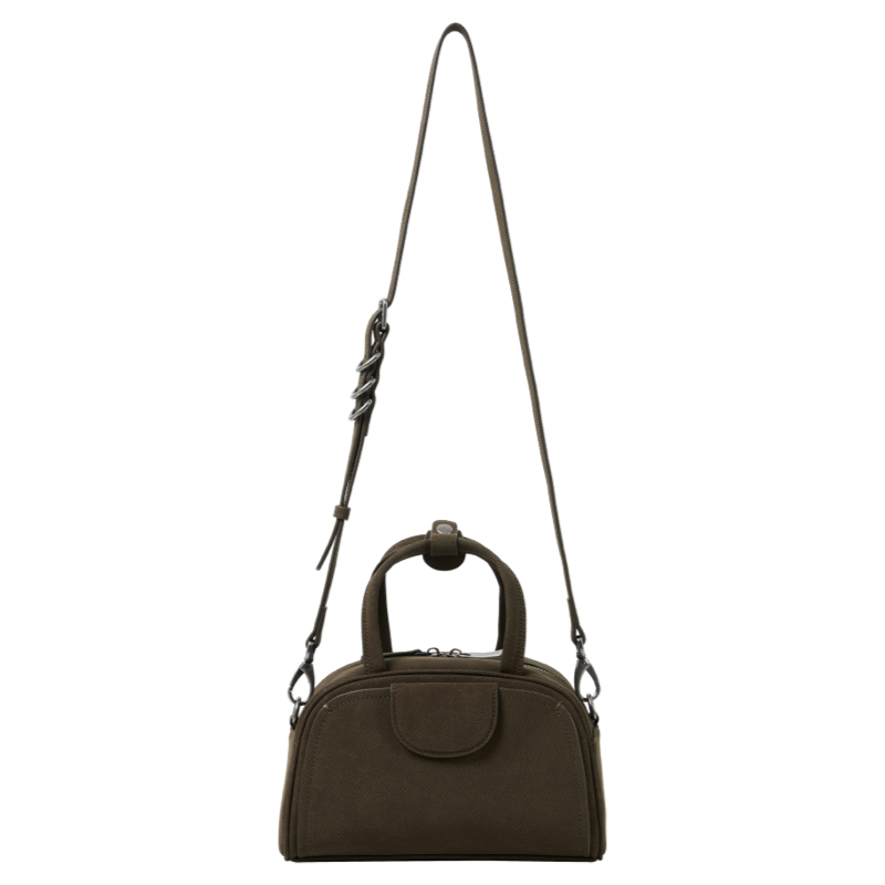 Retro Thick Cut Bowling Crossbody Bag - Takahashi-Inspired Pillow Design, Vintage Style for Y2K Fashion Lovers