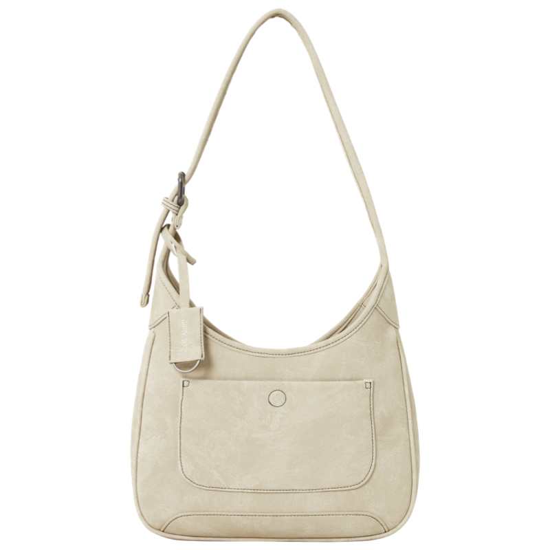 Rock Sand Latte Gradient Tote Bag - Versatile Shoulder & Crossbody Style, Trendy Y2K-Inspired Design