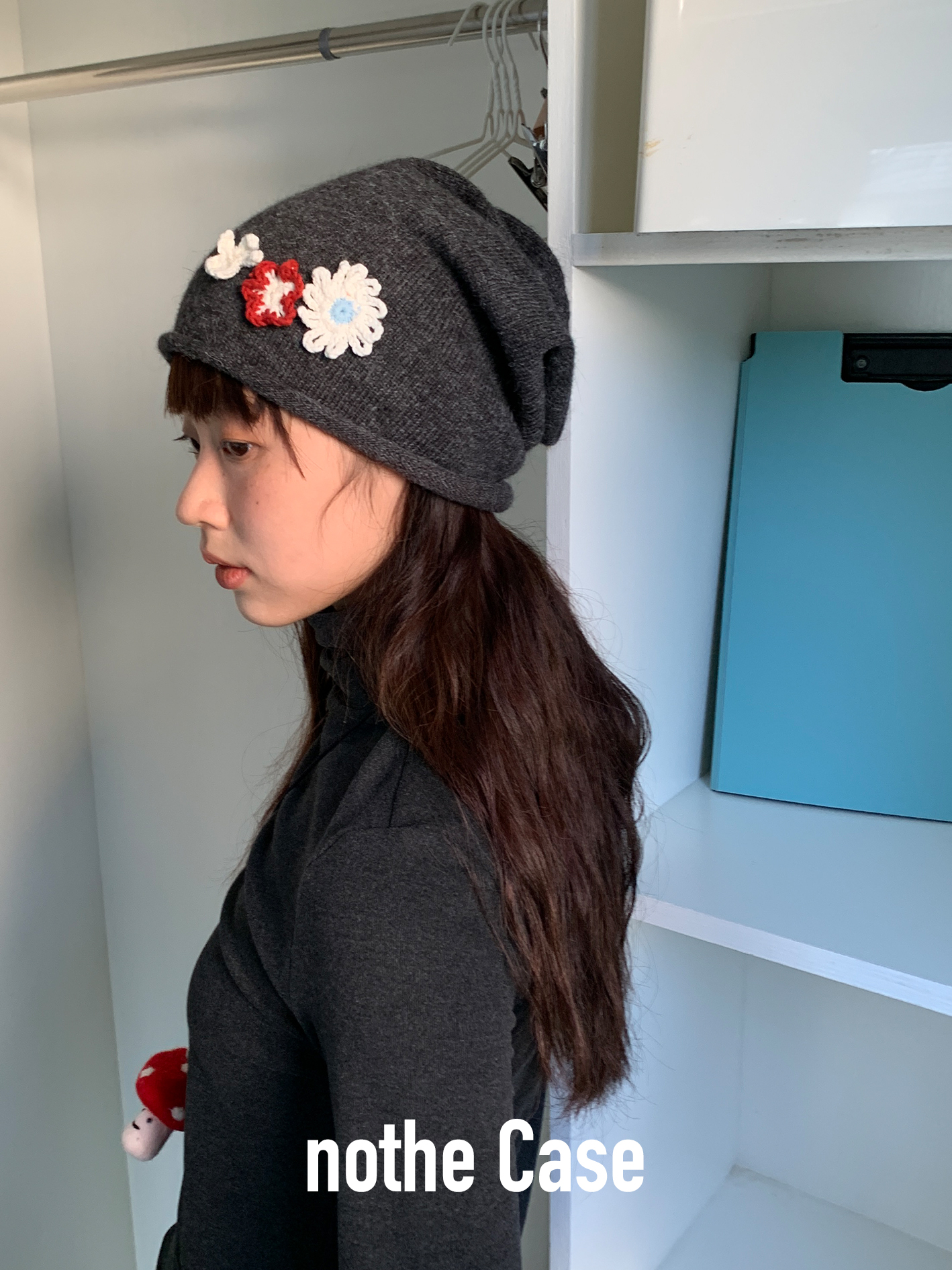 Rolled-Edge Merino Wool Pile Hat - Cute Ear-Protecting Knitted Hat for Cozy Style - Perfect for 90s and Y2K Fashion