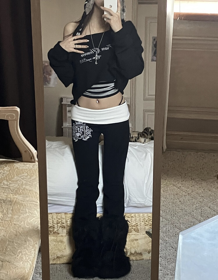 Slightly Spicy Slim Fit Casual Long Pants - 2024 Autumn/Winter Korean Style Hot Girl Fashion
