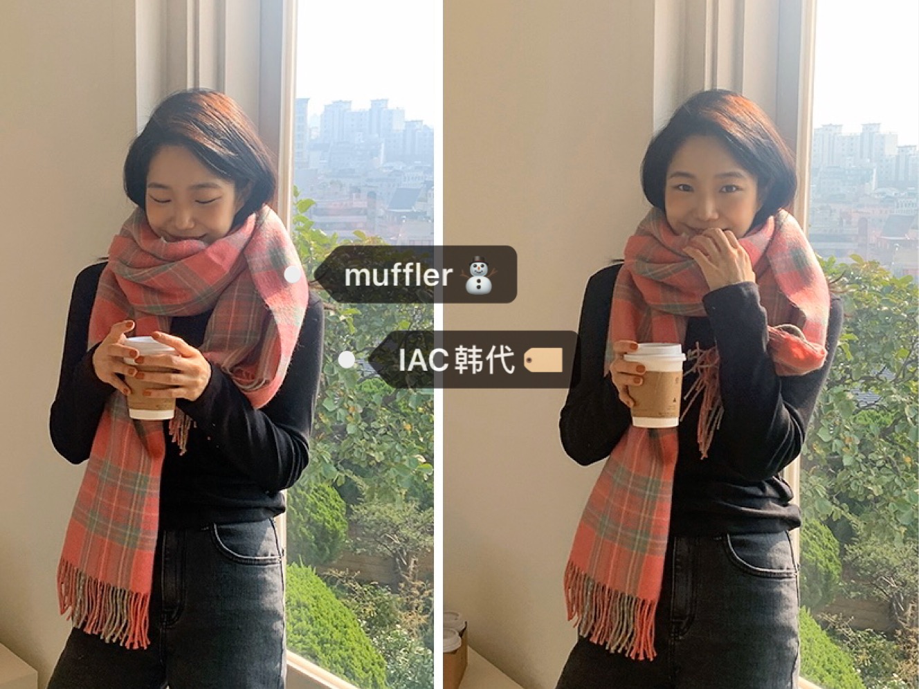 Soft Candy Wool Blend Plaid Scarf in Korean Style - Cozy Strawberry Design for Y2K Fashion