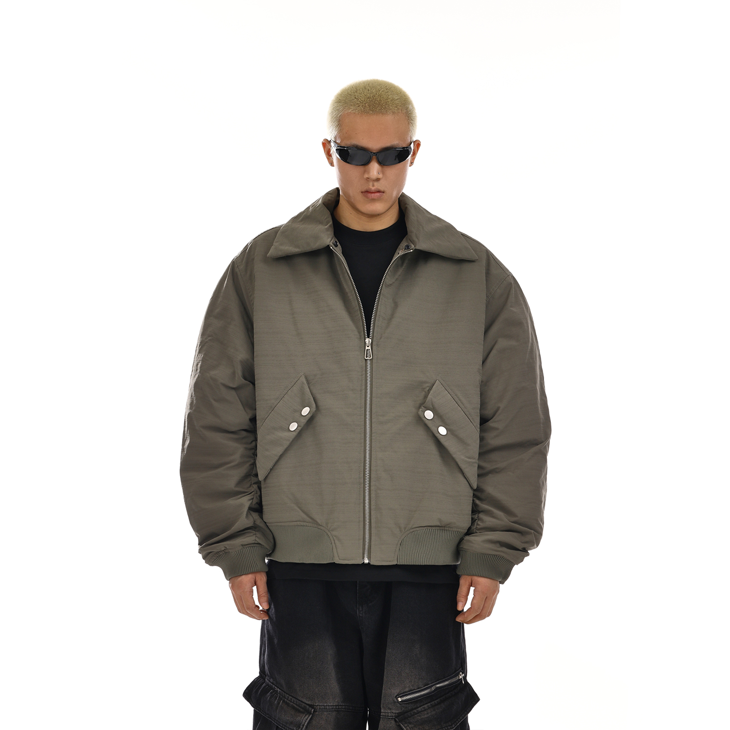 Unisex American Retro Fur-Collared Parka Jacket, Winter Flight Coat, Casual Couple Warm Puffer, Vintage Style Outerwear