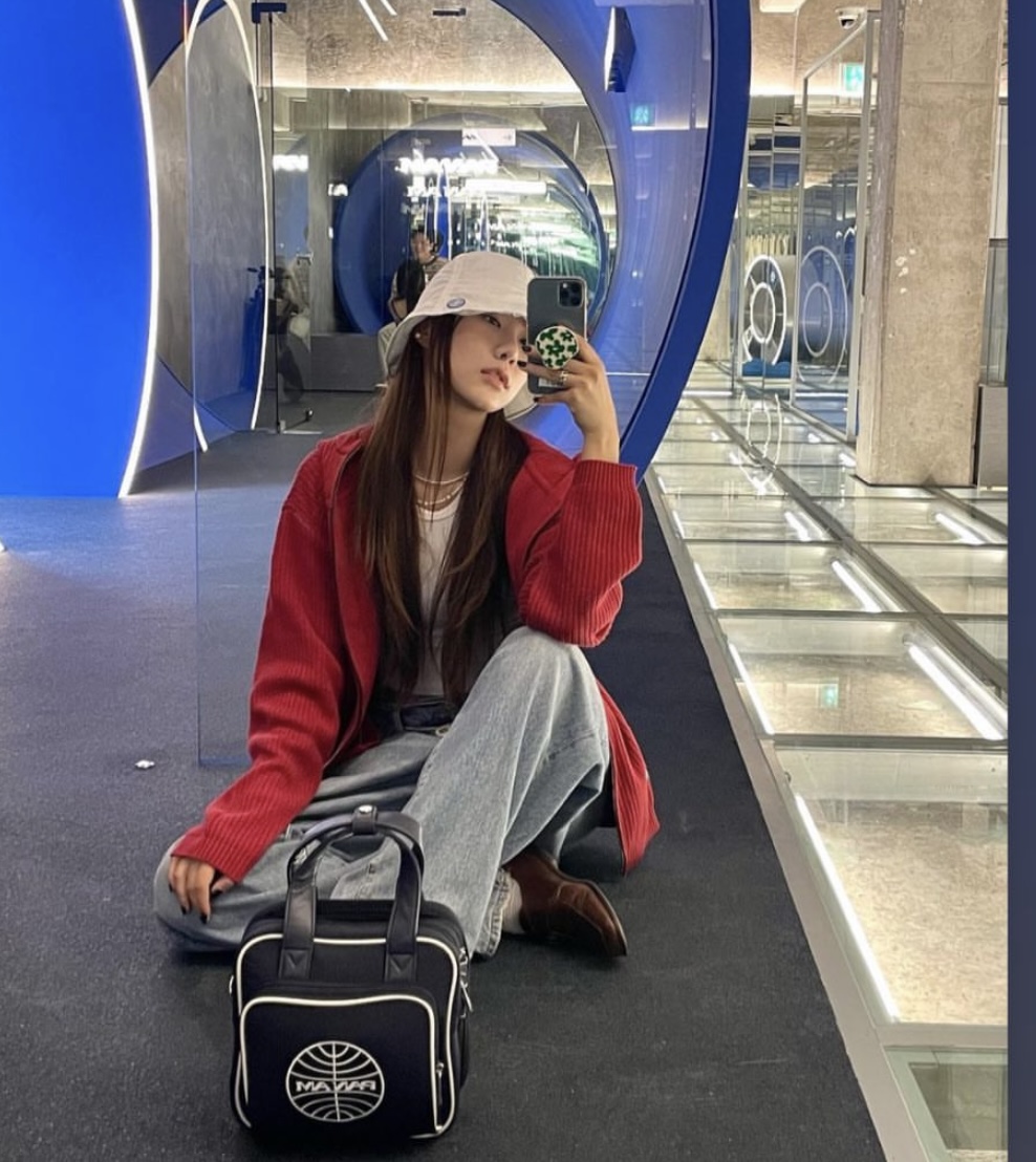 Unisex Red Ribbed Zip-Up Hooded Knit Jacket - Minimalist Autumn Winter Style, Loose Fit, Unique Design