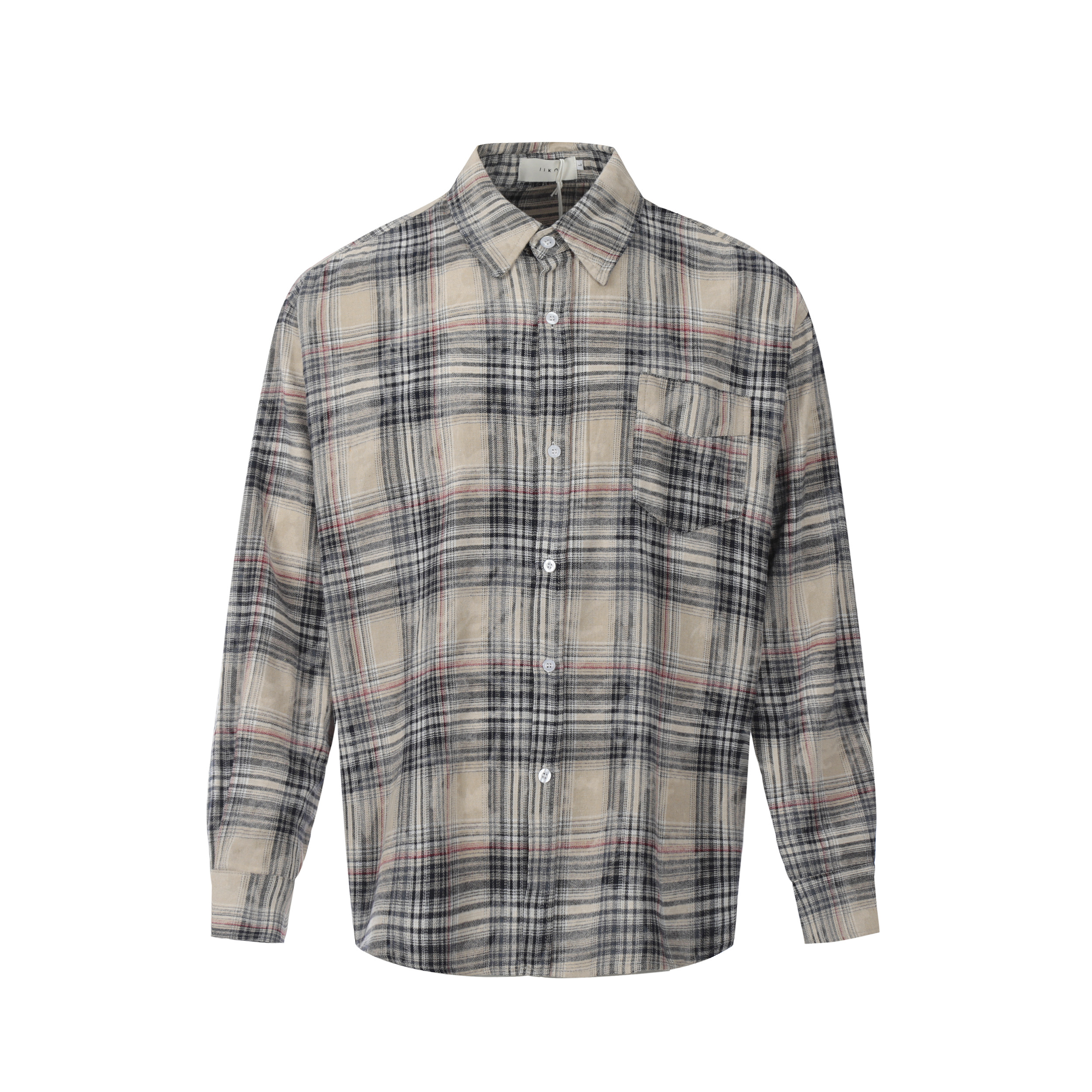 Vintage American Plaid Shirt - Unisex Loose Fit, Retro Style for Men and Women, Casual Everyday Wear