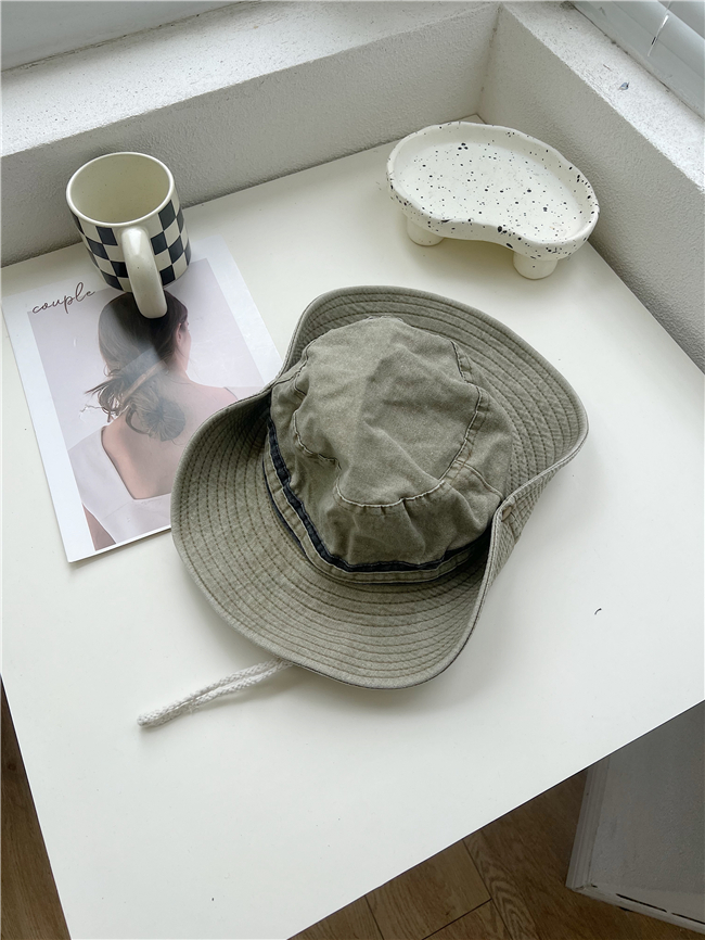 Vintage Western Cowboy Drawstring Fisherman's Hat for Women - Stylish Outdoor Hiking Sun Protection Hat, Perfect for Camping and Summer Adventures