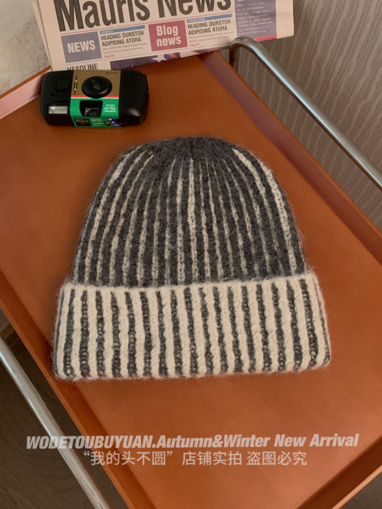 Women's Knit Hat - 'My Head is Not Round', Winter 2023 Style, Versatile Warmth, Korean Fashion, Flattering Face Shape
