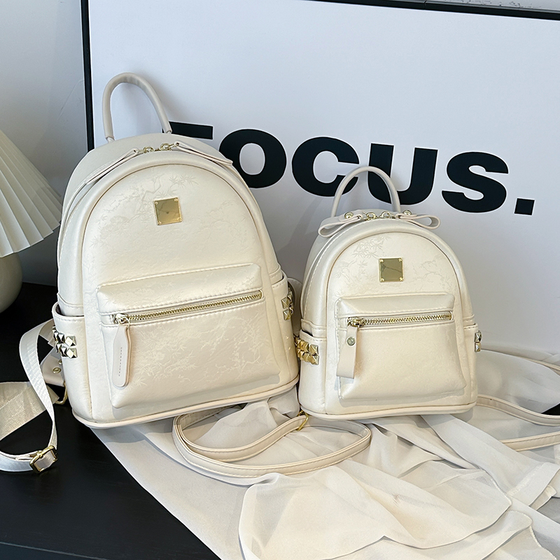 Women's Korean Style Tote and Backpack, Minimalist Versatile Student Bag, Trendy Commuting Bag for Summer 2025