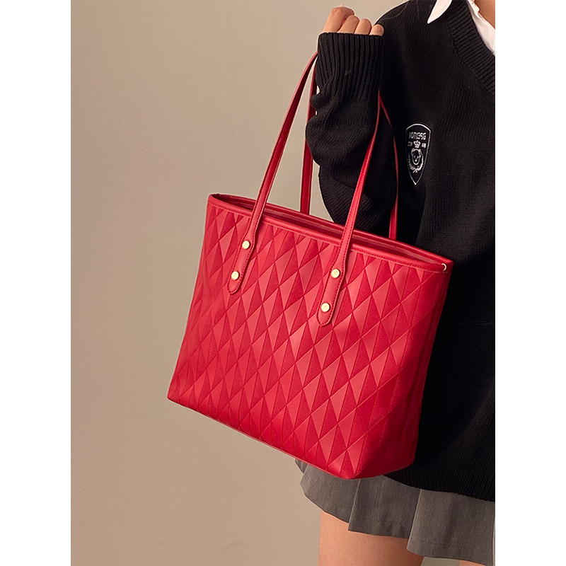Women's Large Capacity Tote Bag - Versatile Shoulder Bag for Commuter & Wedding - 2025 Niche Design