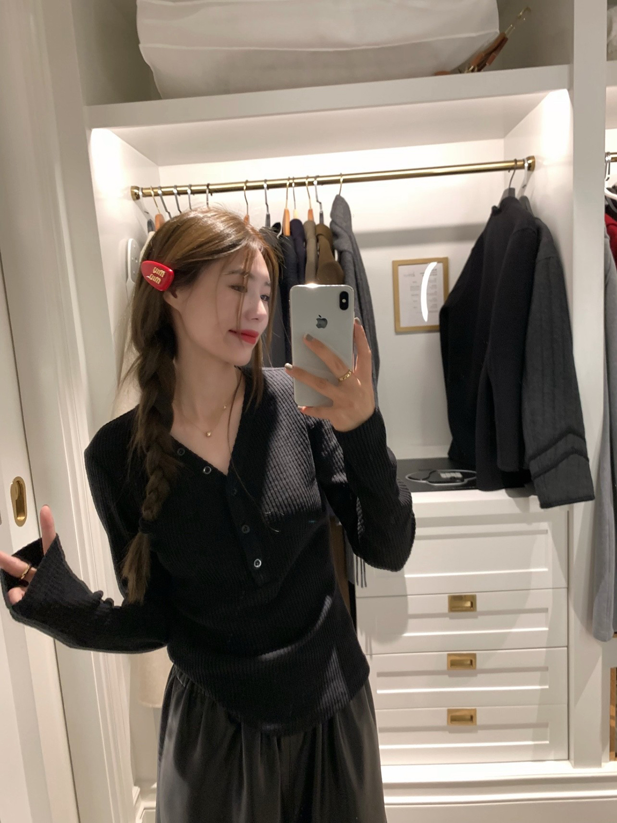 Women's Ribbed Winter Layering Top - Sexy and Cute Comfortable Design for a Cozy 90s-Inspired Look