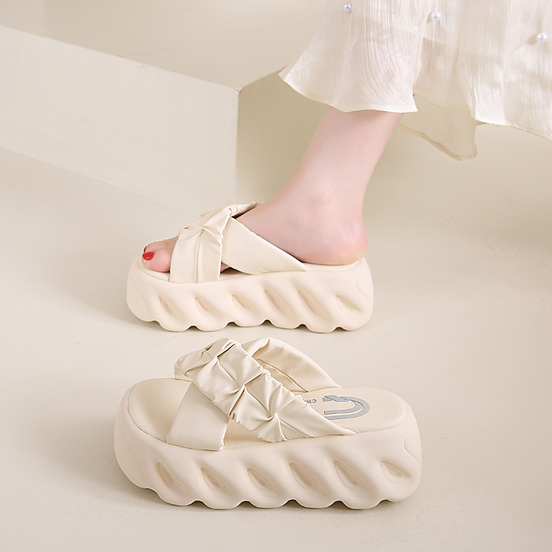 Women's Thick-Soled High-Heeled Sandals - Casual Beach Shoes for Summer 2025, Trendy Summer Footwear
