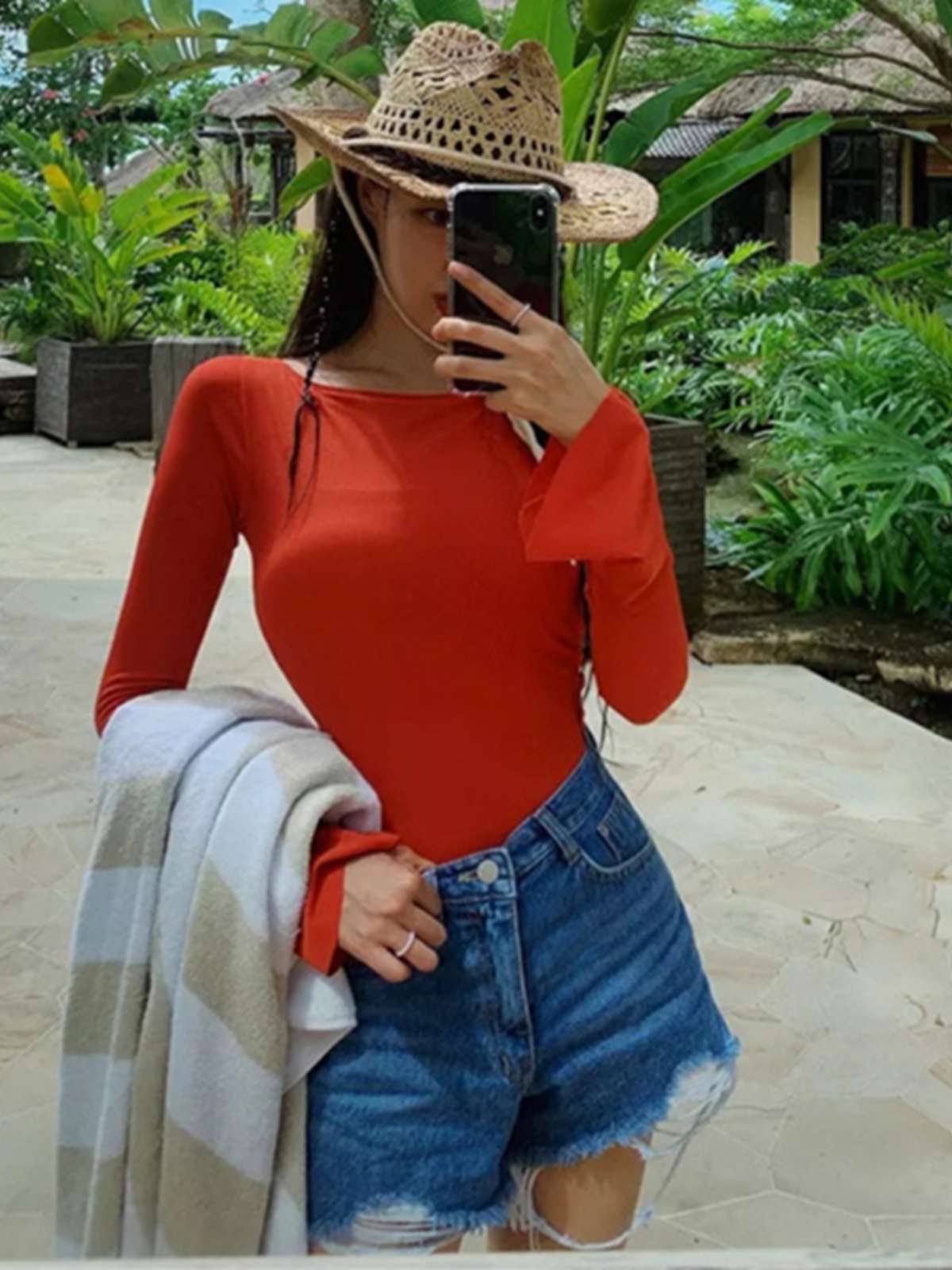 Yellow Long Sleeve Women's Jumpsuit, Slimming Tummy-Covering Snorkeling Swimsuit, Sexy Hot Spring Wear 2025 Fashion Trend